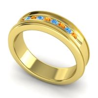 Men's Designer Channel 6mm Band
