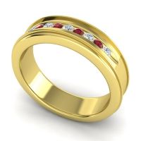 Men's Designer Channel 6mm Band