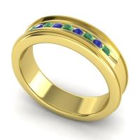 Men's Designer Channel 6mm Band