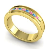 Men's Designer Channel 6mm Band