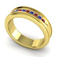 Men's Designer Channel 6mm Band