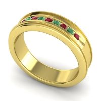 Men's Designer Channel 6mm Band