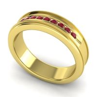 Men's Designer Channel 6mm Band
