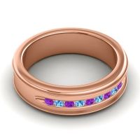 Men's Designer Channel 6mm Band