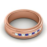 Men's Designer Channel 6mm Band