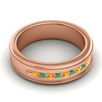 Men's Designer Channel 6mm Band
