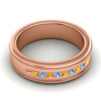 Men's Designer Channel 6mm Band