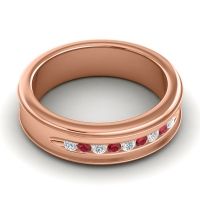 Men's Designer Channel 6mm Band