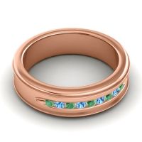 Men's Designer Channel 6mm Band