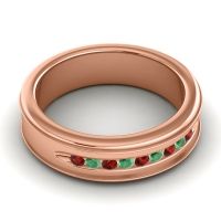 Men's Designer Channel 6mm Band