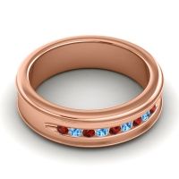 Men's Designer Channel 6mm Band