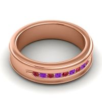 Men's Designer Channel 6mm Band