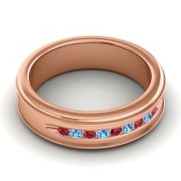 Men's Designer Channel 6mm Band