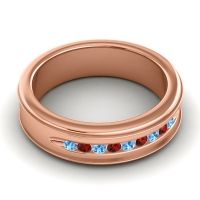 Men's Designer Channel 6mm Band