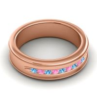 Men's Designer Channel 6mm Band