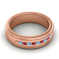 Men's Designer Channel 6mm Band
