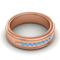 Men's Designer Channel 6mm Band