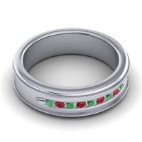 Men's Designer Channel 6mm Band