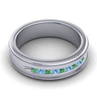 Men's Designer Channel 6mm Band