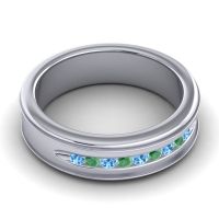 Men's Designer Channel 6mm Band