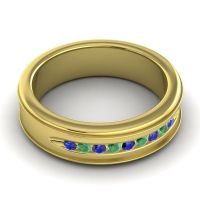 Men's Designer Channel 6mm Band