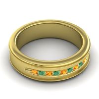 Men's Designer Channel 6mm Band