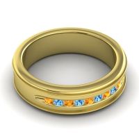 Men's Designer Channel 6mm Band