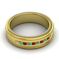 Men's Designer Channel 6mm Band