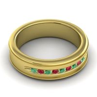 Men's Designer Channel 6mm Band