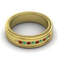Men's Designer Channel 6mm Band