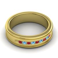 Men's Designer Channel 6mm Band