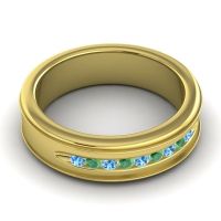 Men's Designer Channel 6mm Band