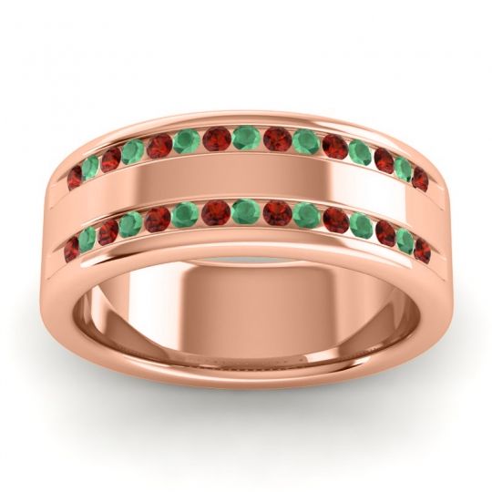 Men's Double Edged Channel 8mm Band