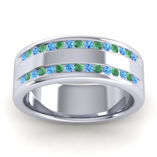 Men's Double Edged Channel 8mm Band