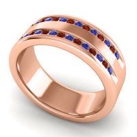Men's Double Edged Channel 8mm Band