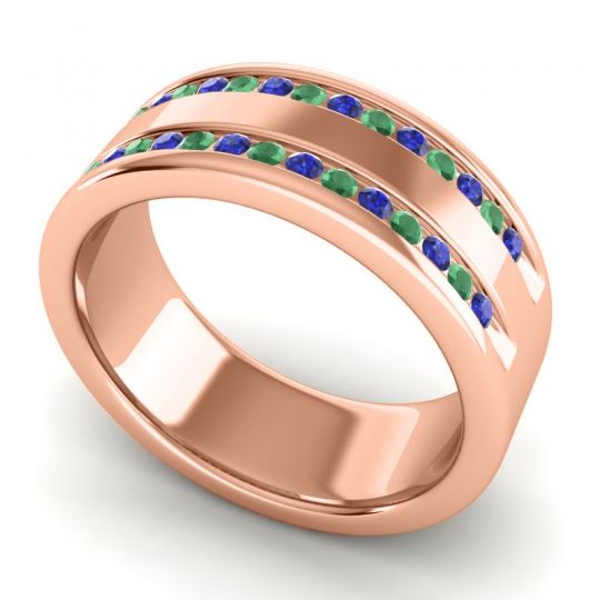 Men's Double Edged Channel 8mm Band