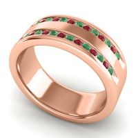 Men's Double Edged Channel 8mm Band