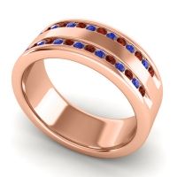 Men's Double Edged Channel 8mm Band