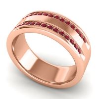 Men's Double Edged Channel 8mm Band