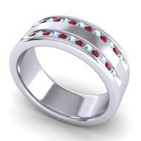 Men's Double Edged Channel 8mm Band