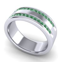 Men's Double Edged Channel 8mm Band