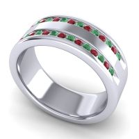 Men's Double Edged Channel 8mm Band
