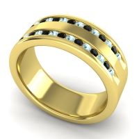 Men's Double Edged Channel 8mm Band