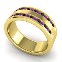 Men's Double Edged Channel 8mm Band