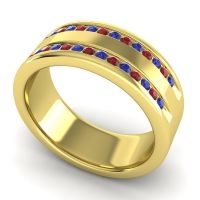 Men's Double Edged Channel 8mm Band