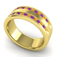 Men's Double Edged Channel 8mm Band