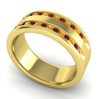 Men's Double Edged Channel 8mm Band