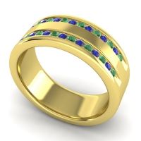 Men's Double Edged Channel 8mm Band