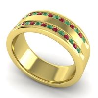 Men's Double Edged Channel 8mm Band
