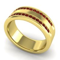 Men's Double Edged Channel 8mm Band